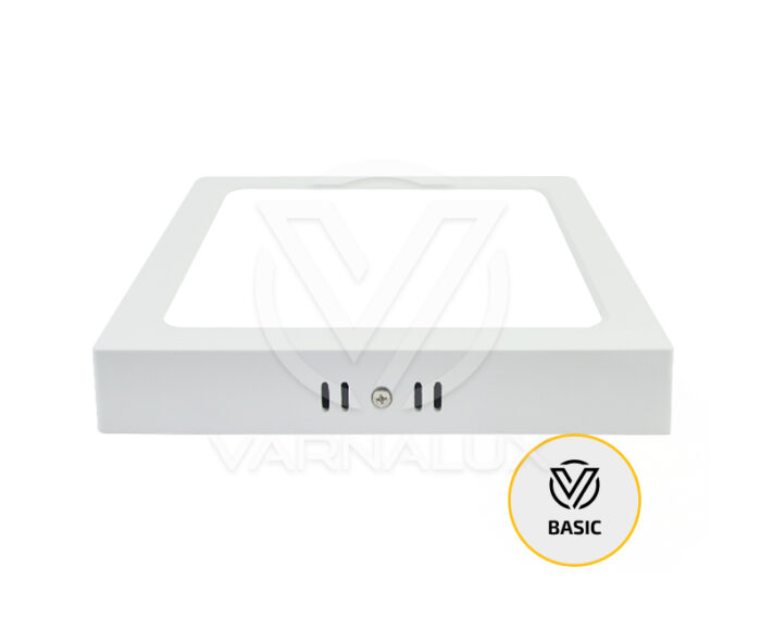 Varnalux LED Slim Downlight DOB Basic 12W Square Surface Mounted