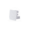 Varnalux End cap of 4 wired 3-phase track rail White