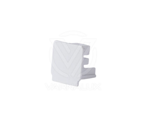 Varnalux End cap of 4 wired 3-phase track rail White