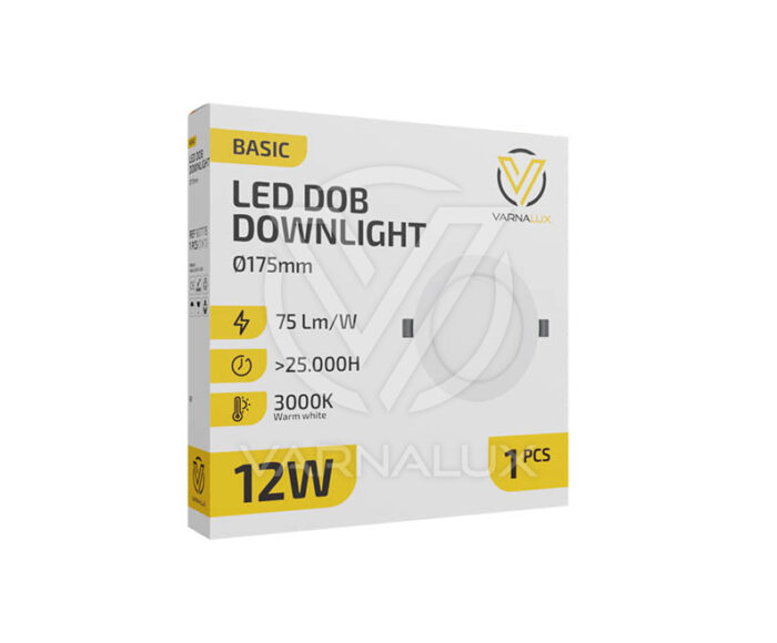 Varnalux LED Slim Downlight DOB Basic 12W (155mm cutout) - Image 7