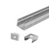 Varnalux alumium profile 16x12mm incl end caps and clips