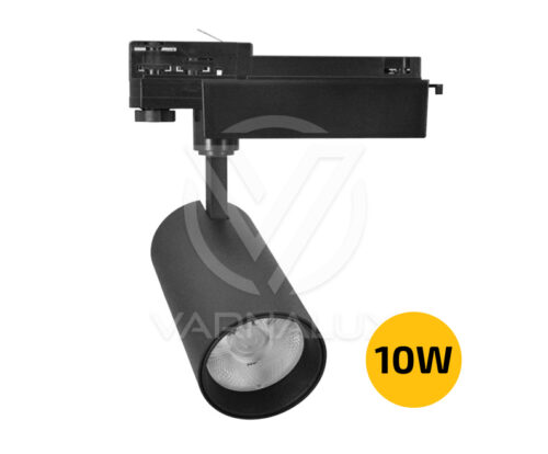 Varnalux LED Tracklight 10W OSRAM driver and Philips chip, black