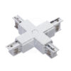 Varnalux "X" shape square 4 wired 3-phase connector White