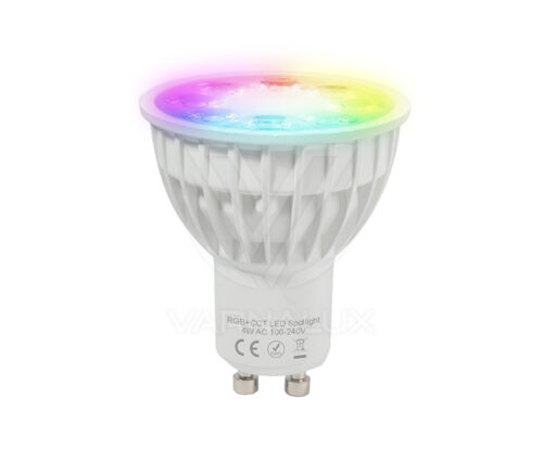 LED SPOTLIGHT GU10 4W RGB+CCT